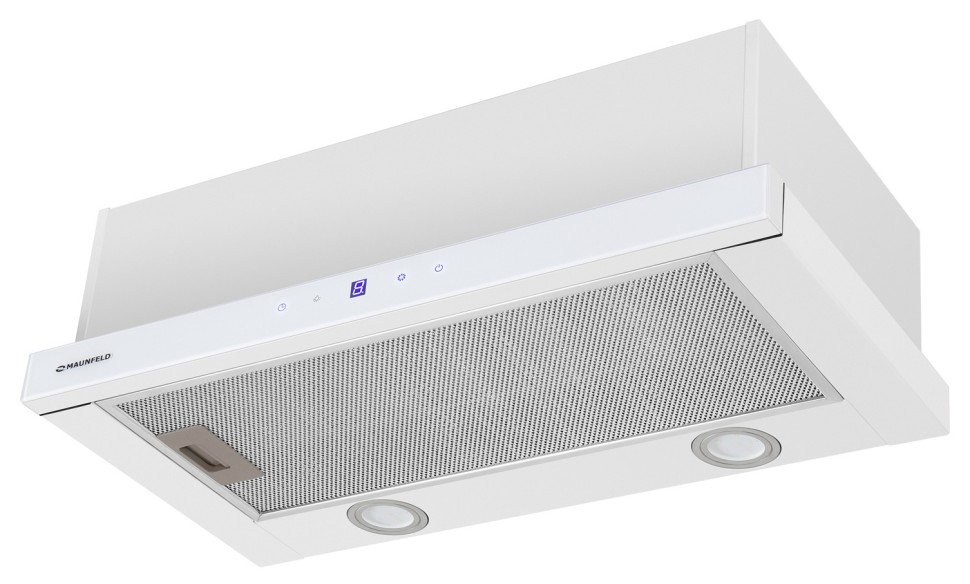 Вытяжка встраиваемая Maunfeld VS Touch 850 60 белый управление: сенсорное (1 мотор)  