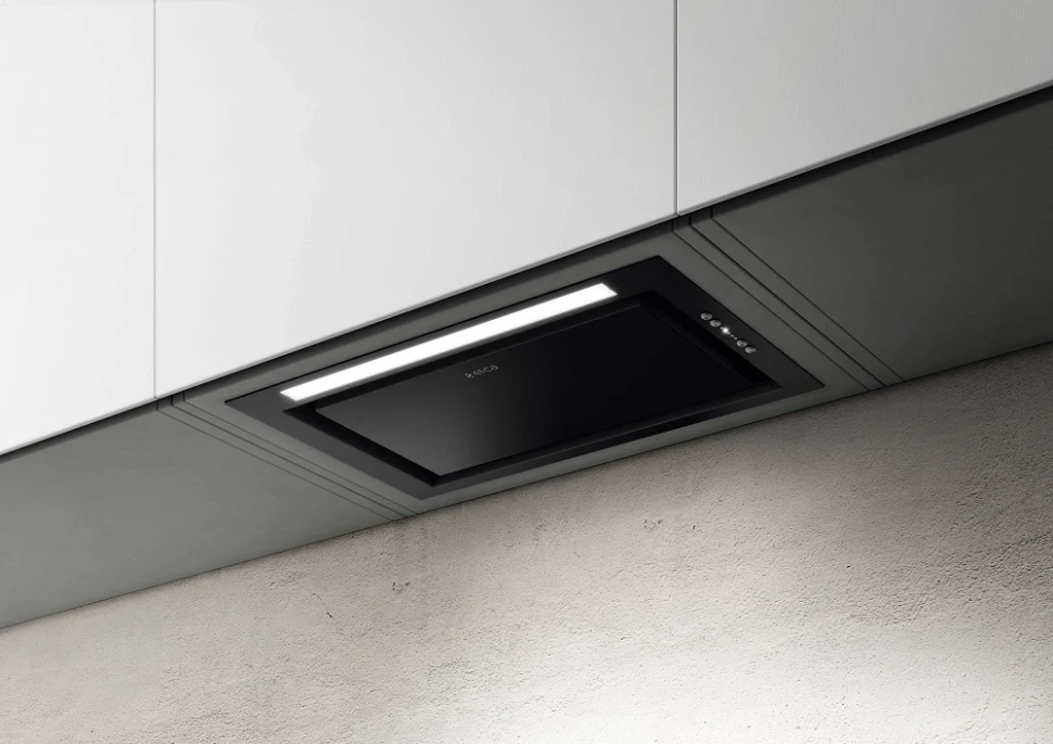 Вытяжка встраиваемая Elica Hidden 2.0 BL MAT/A/72 черный управление: электронное (1 мотор)  
