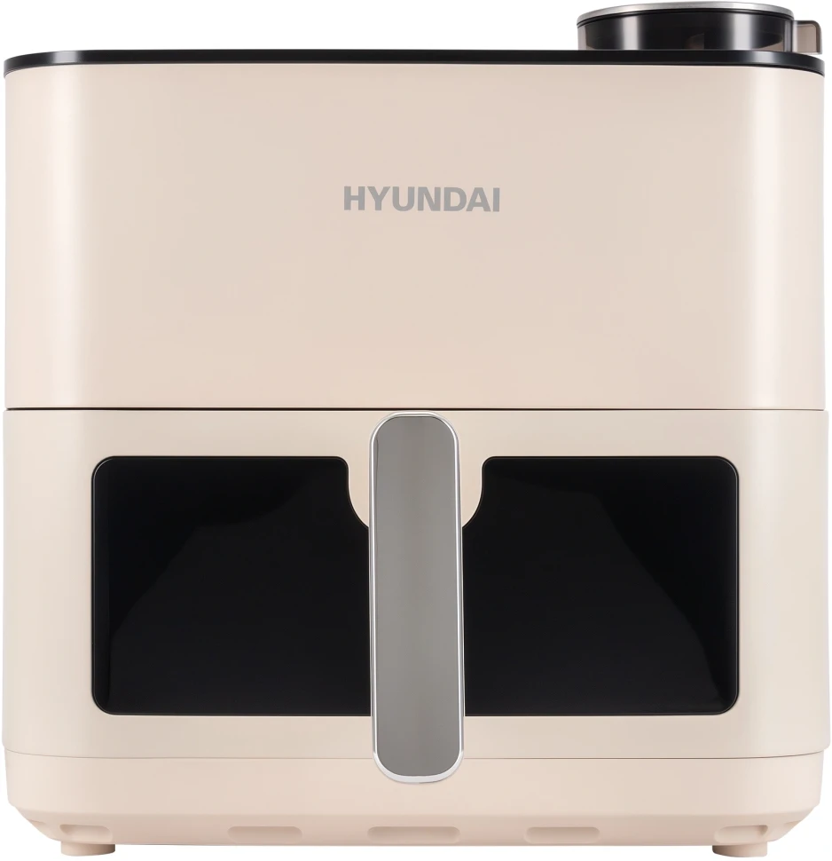 Аэрогриль Hyundai HYF-9088 2000Вт кремовый/серебристый  