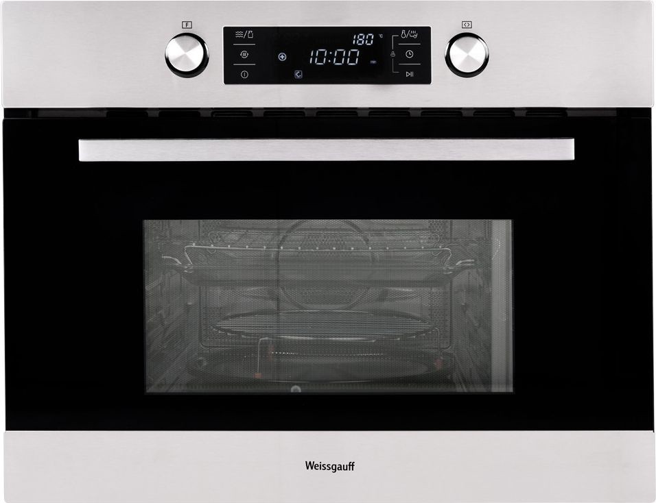 Духовой шкаф Электрический Weissgauff OE 449 PDX нержавеющая сталь/черный  