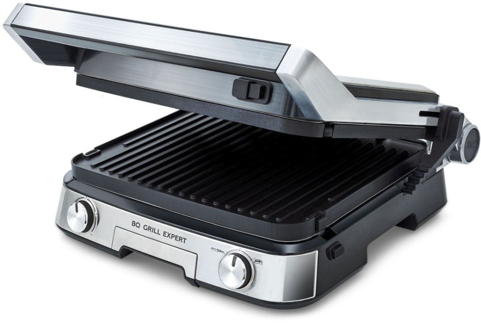 Электрогриль BQ GR1000 2200Вт серебристый/серый