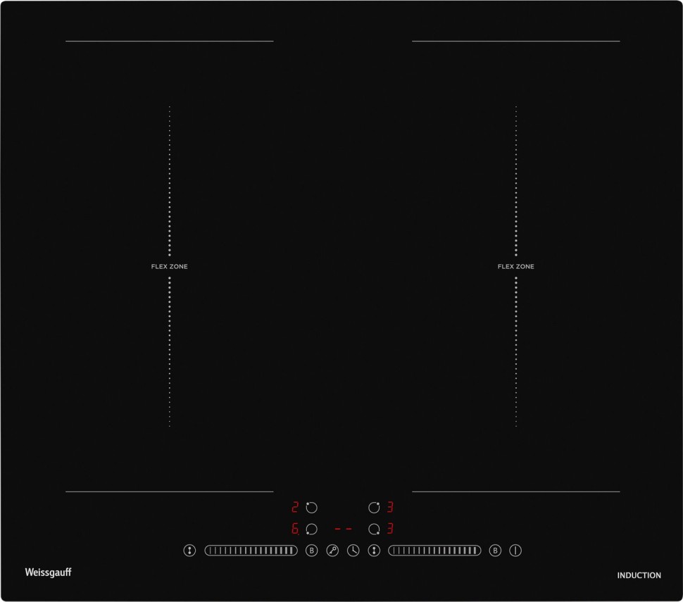 Индукционная варочная поверхность Weissgauff HI 642 BSCM черный