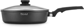Сотейник Rondell Point RDA-1351 4.0л. d=28см (с крышкой) графитовый  