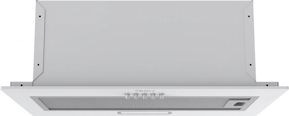 Вытяжка встраиваемая Midea MH60I301W белый управление: кнопочное (1 мотор)  