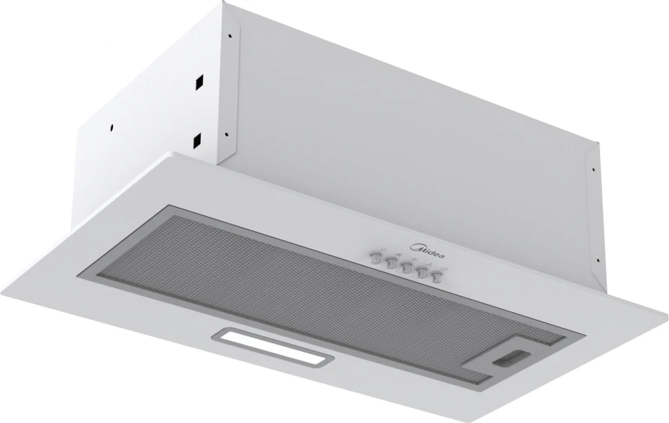Вытяжка встраиваемая Midea MH60I301W белый управление: кнопочное (1 мотор)  