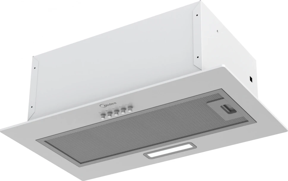 Вытяжка встраиваемая Midea MH60I301W белый управление: кнопочное (1 мотор)  