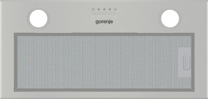 Вытяжка встраиваемая Gorenje BHI626E6X нержавеющая сталь управление: кнопочное (1 мотор)  