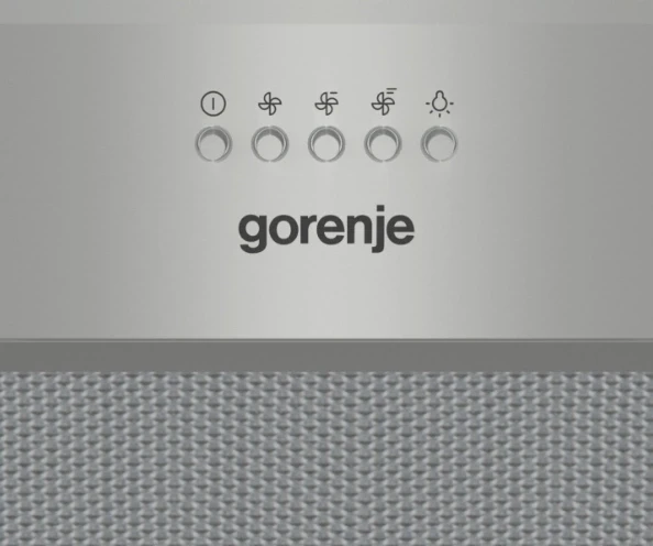 Вытяжка встраиваемая Gorenje BHI626E6X нержавеющая сталь управление: кнопочное (1 мотор)  