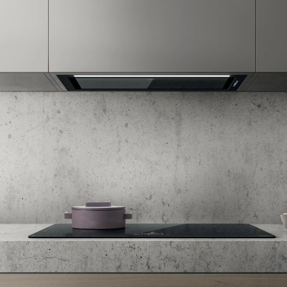 Вытяжка встраиваемая Elica Hidden ADV PLUS @ BLGL/A/52 черный управление: кнопочное (1 мотор)