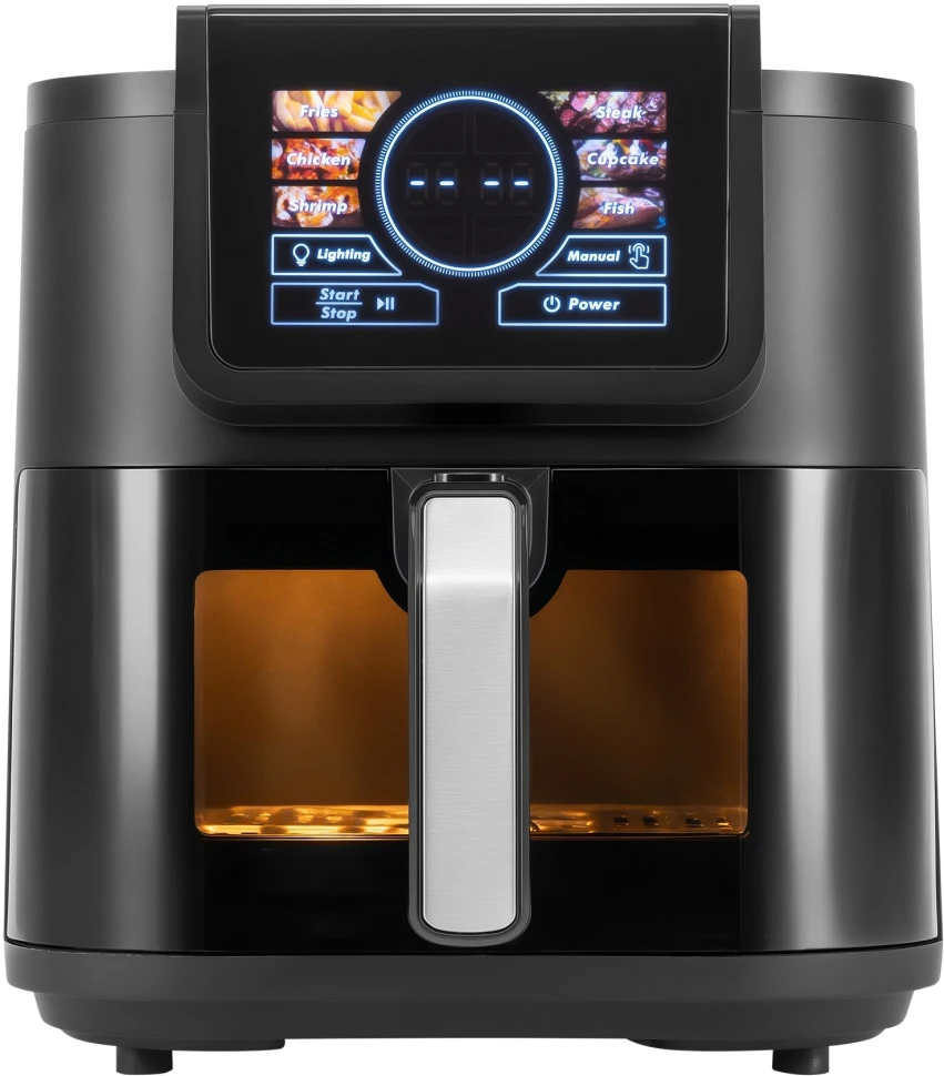 Аэрогриль Hyundai HYF-9087 1700Вт черный