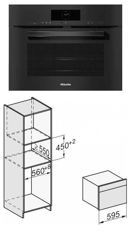 Духовой шкаф Miele H 7840 BMX OBSW