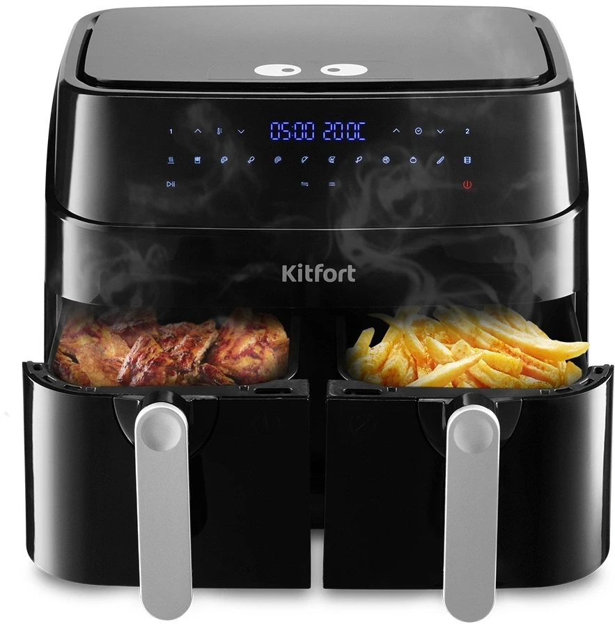 Аэрогриль Kitfort КТ-2250 1750Вт черный  