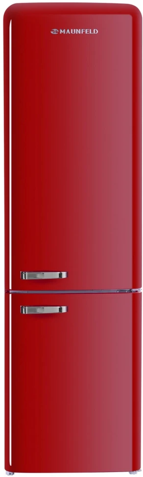 Холодильник Maunfeld MFF186NFRR 2-хкамерн. красный  