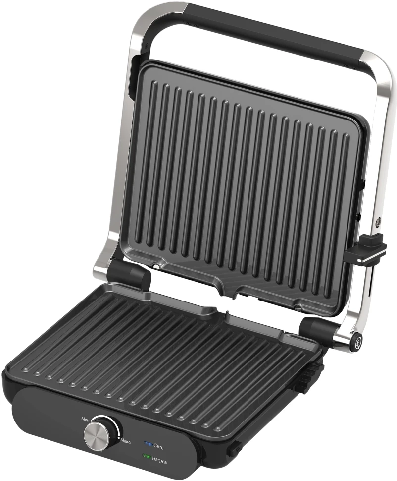 Электрогриль Hyundai HYG-3041 2000Вт черный/черный