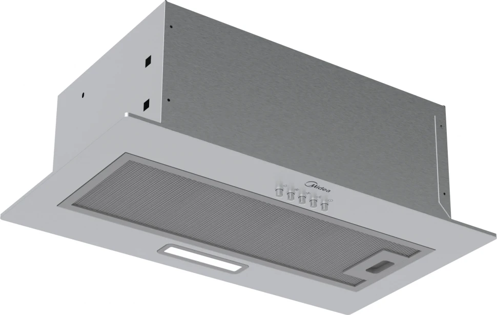 Вытяжка встраиваемая Midea MH60I301X нержавеющая сталь управление: кнопочное (1 мотор)  