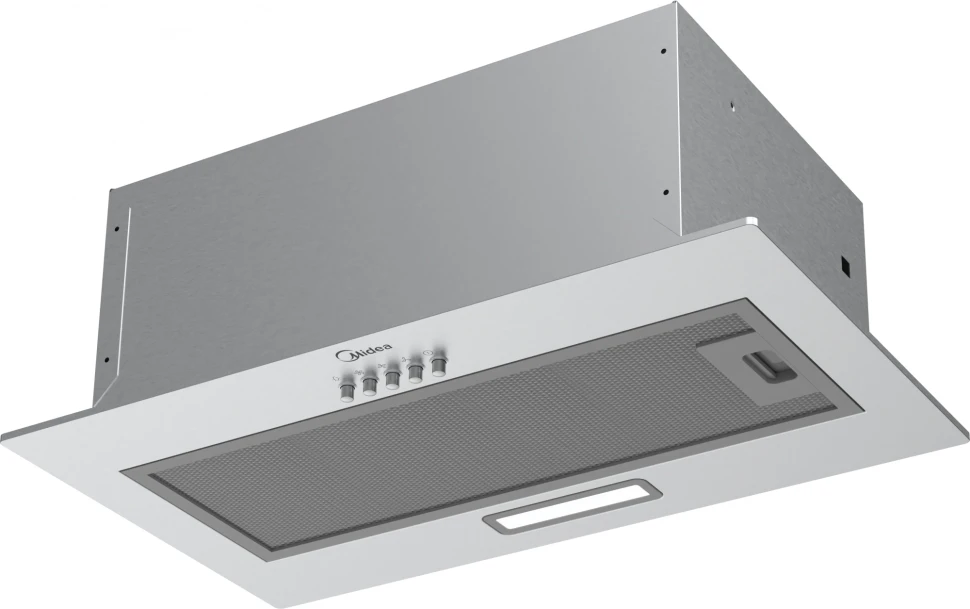 Вытяжка встраиваемая Midea MH60I301X нержавеющая сталь управление: кнопочное (1 мотор)  