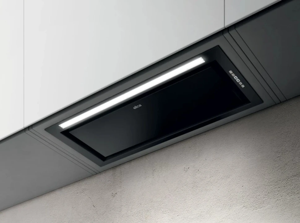 Вытяжка встраиваемая Elica Hidden ADV PLUS @ BLGL/A/72 черный управление: кнопочное (1 мотор)