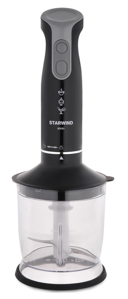 Блендер погружной Starwind SBP2235 600Вт черный