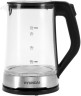 Чайник электрический Hyundai HYK-G3401 1.7л. 2200Вт черный/серебристый корпус: стекло/пластик  
