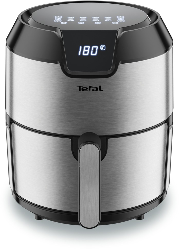 Аэрогриль Tefal Easy Fry Deluxe EY401D15 1500Вт серебристый/черный  