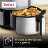 Аэрогриль Tefal Easy Fry Deluxe EY401D15 1500Вт серебристый/черный  