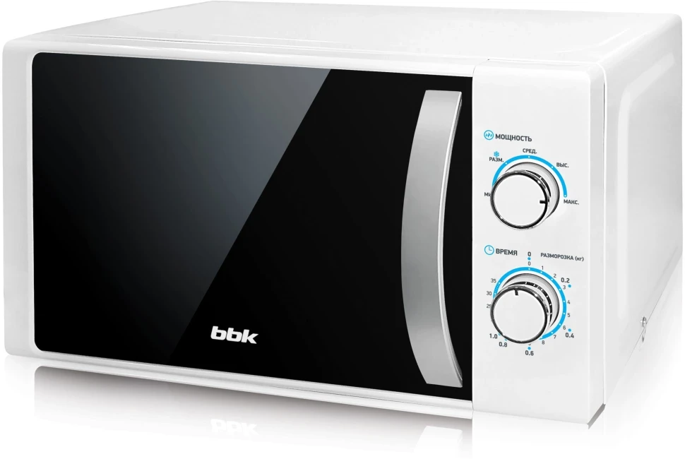 Микроволновая Печь BBK 20MWS-711M/WS C 20л. 700Вт белый/серебристый