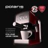 Кофеварка рожковая Polaris PCM 1516E Adore Crema 850Вт красный