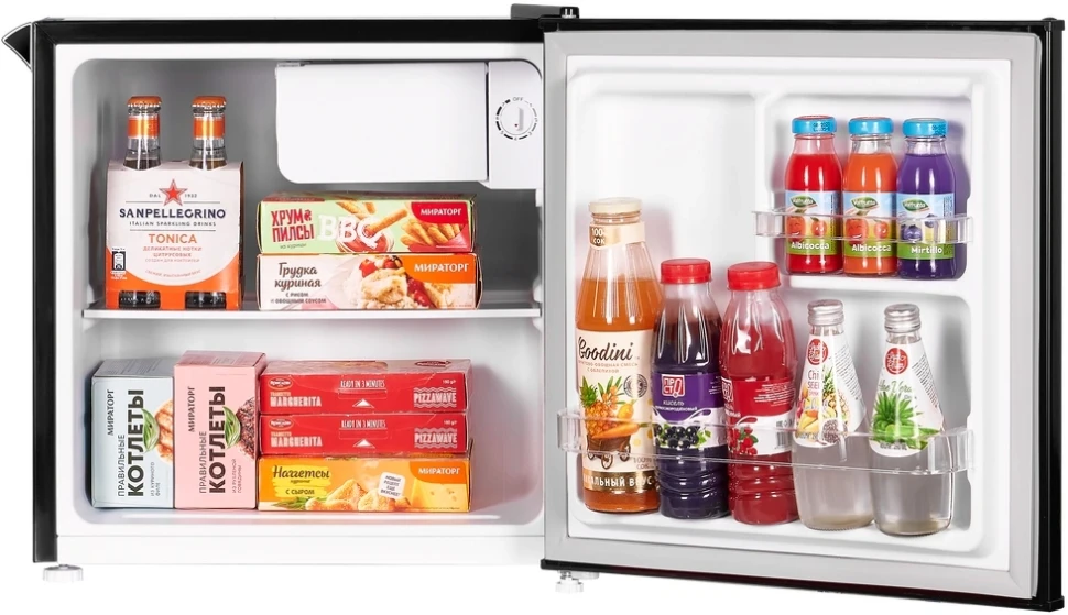 Холодильник Maunfeld MFF50RB 1-нокамерн. черный