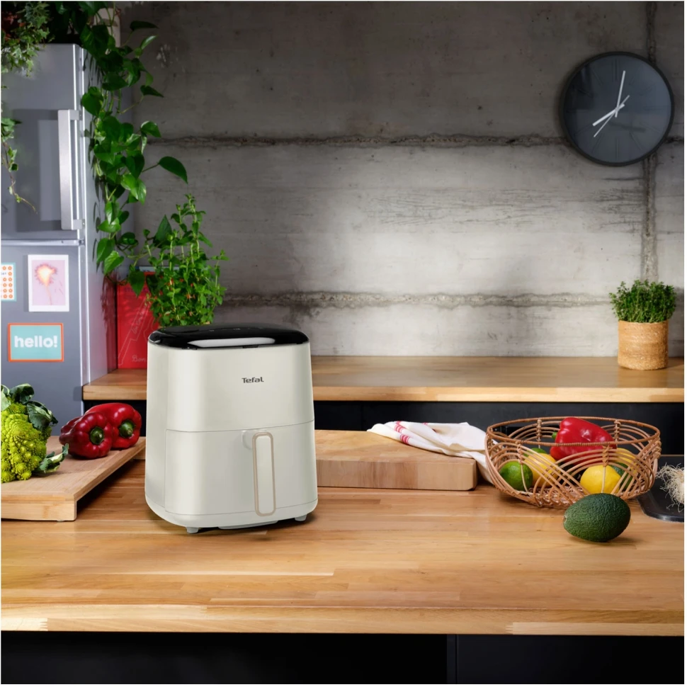 Аэрогриль Tefal Easy Fry Max EY245AE0 5л 1500Вт бежевый/черный (7211419753)