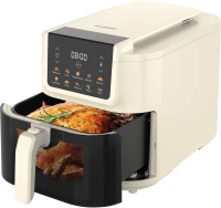 Аэрогриль Hyundai HYF-9082 1700Вт сливочный/черный