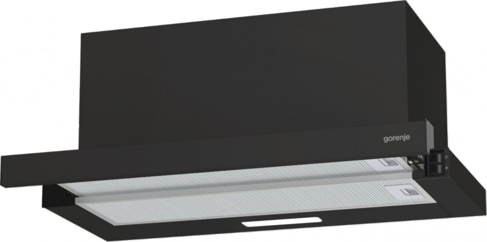 Вытяжка встраиваемая Gorenje TH606E7B черный управление: кнопочное (1 мотор)  