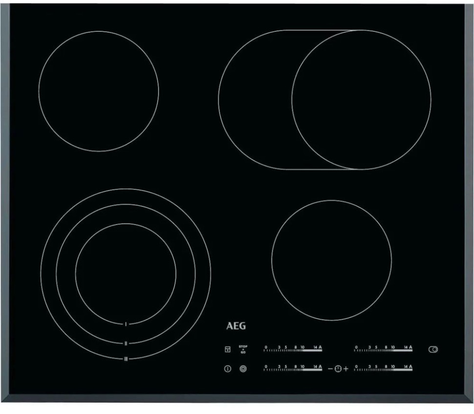 Варочная поверхность AEG HK654070FB черный  