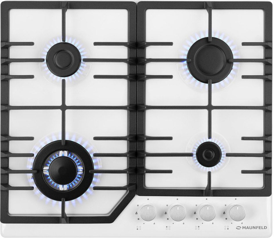 Газовая варочная поверхность Maunfeld EGHE.64.43CW/G белый  