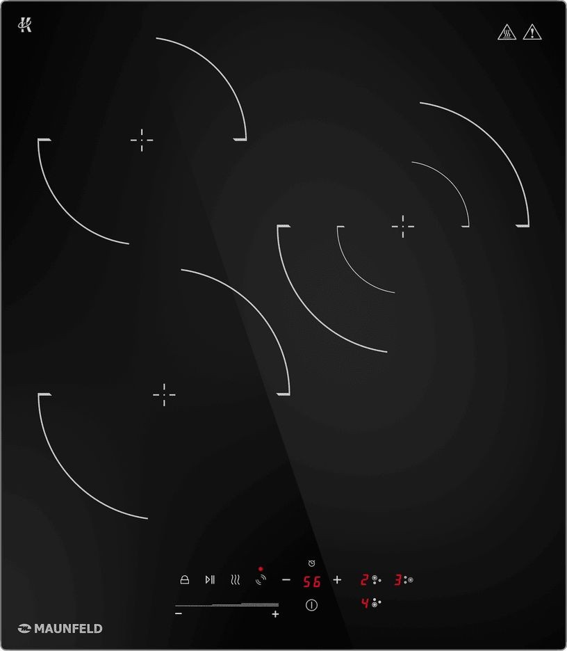 Варочная поверхность Maunfeld CVCE453SDBK черный  