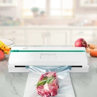 Вакуумный упаковщик Kitfort КТ-1540 120Вт 0.45Бар шир.пак.:28см белый/зеленый