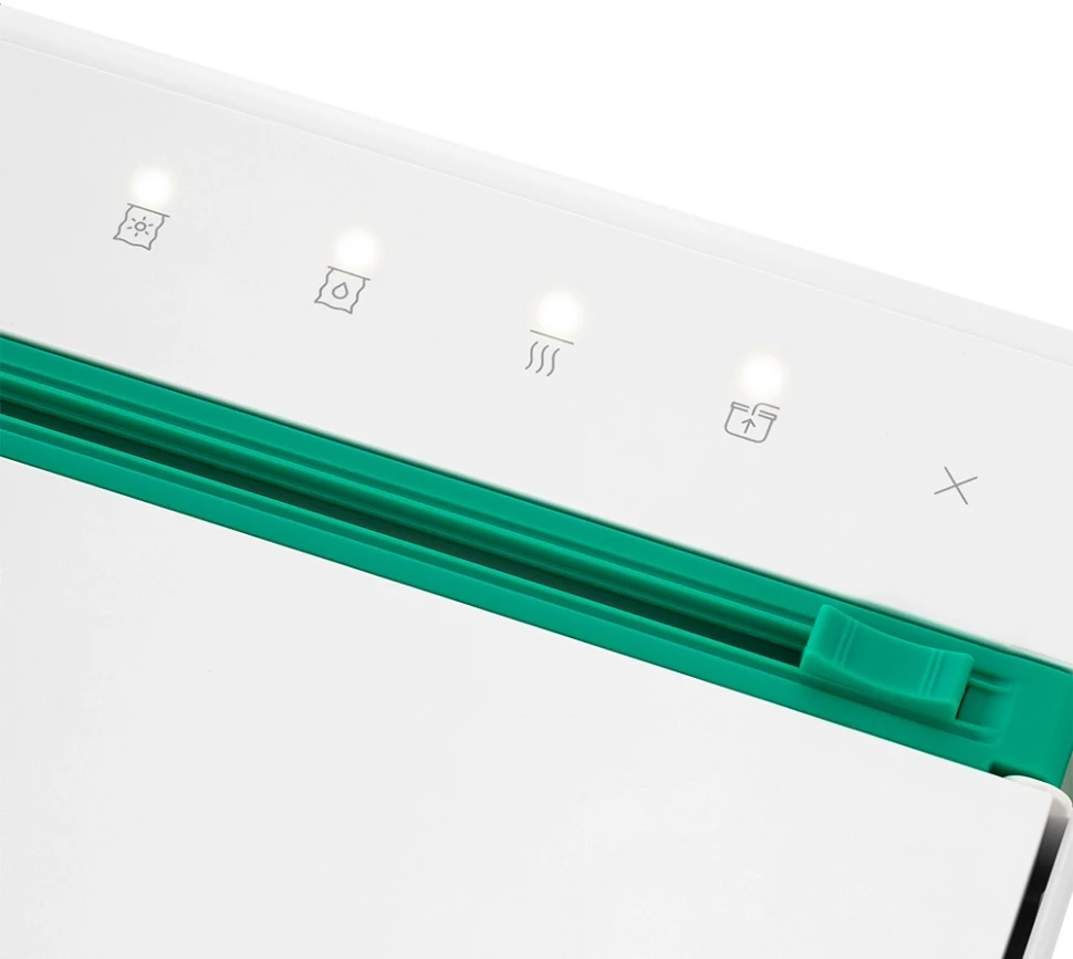 Вакуумный упаковщик Kitfort КТ-1540 120Вт 0.45Бар шир.пак.:28см белый/зеленый