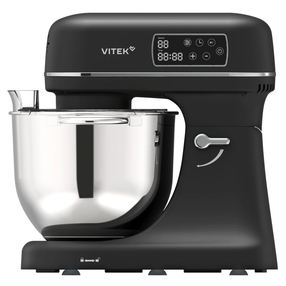 Миксер планетарный Vitek VT-PM0770 1100Вт черный