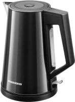 Чайник электрический Редмонд KM244 1.7л. 2200Вт черный корпус: нерж.сталь/пластик