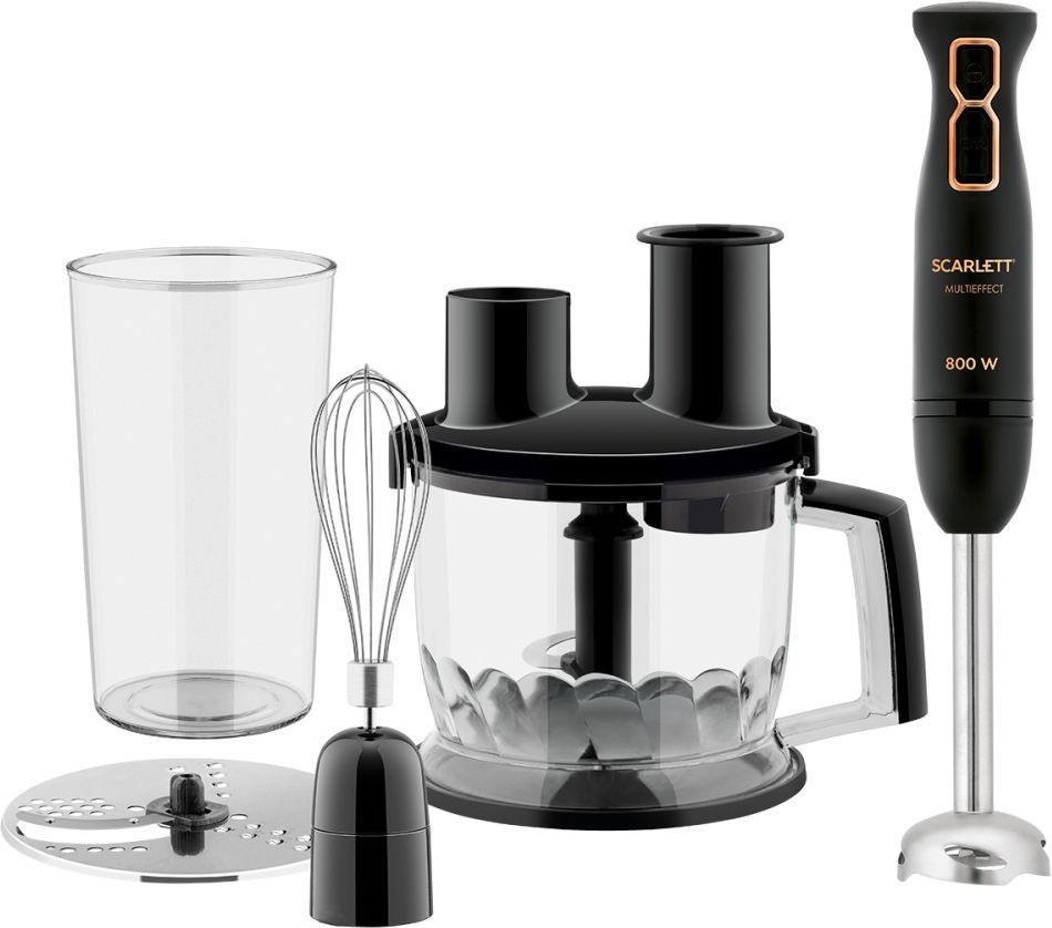 Блендер погружной Scarlett SC-HB42K09 800Вт черный  