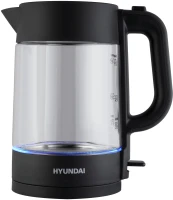 Чайник электрический Hyundai HYK-G7707 1.7л. 2200Вт графит корпус: стекло