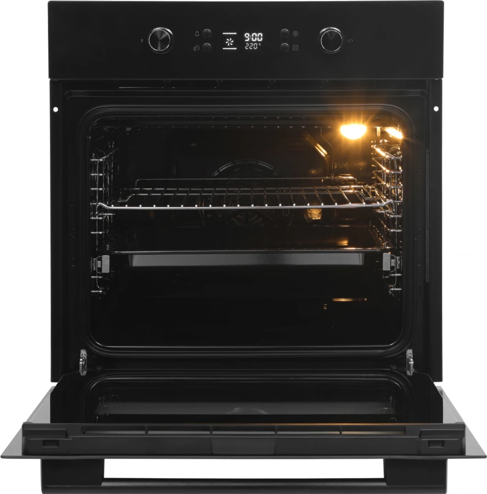 Духовой шкаф Электрический Hyundai HEO 6650 BG черный