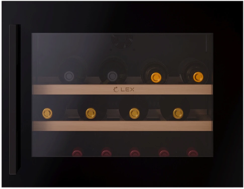 Винный шкаф Lex LWD6028BL 1-нокамерн. черный стекло (CHAT500004)