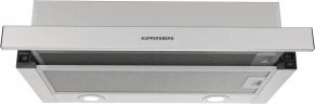 Вытяжка встраиваемая Kuppersberg Slimdual 60 X нержавеющая сталь управление: кнопочное (2 мотора)