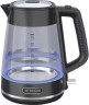 Чайник электрический Hyundai HYK-G3503 1.7л. 2200Вт черный/серебристый корпус: стекло/пластик  