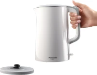 Чайник электрический Panasonic NC-CWK50 1.7л. 1500Вт белый корпус: нерж.сталь/пластик