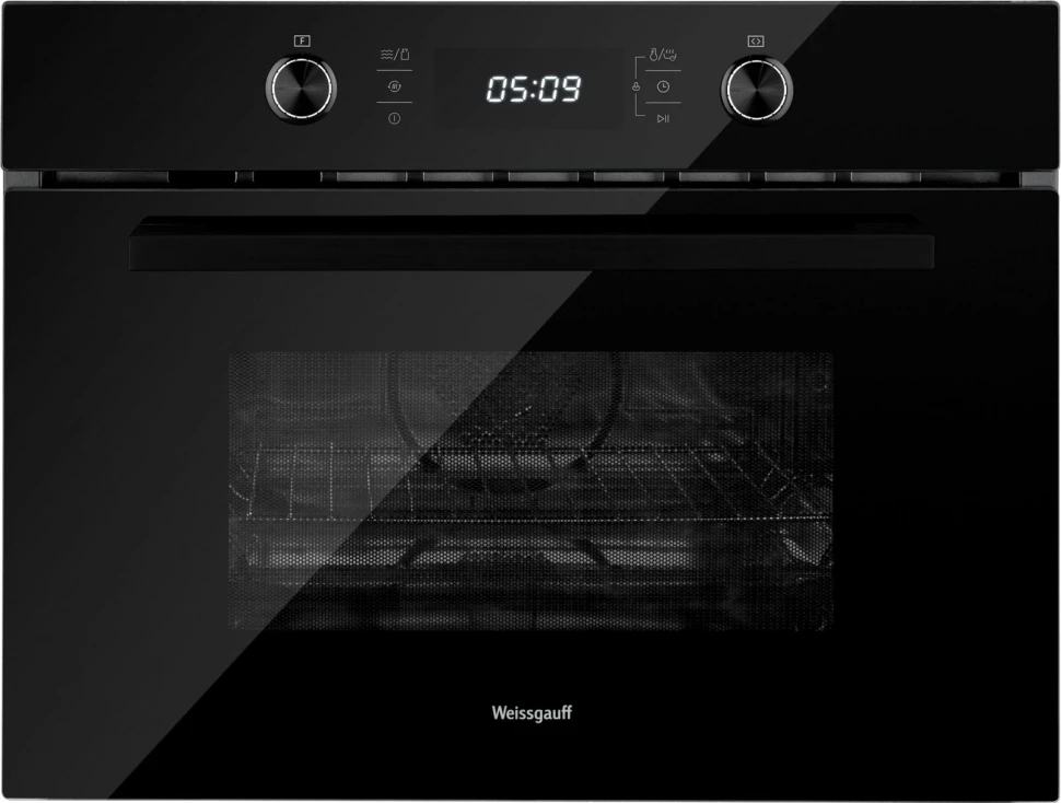 Духовой шкаф Электрический Weissgauff OE 449 PDB Black Edition черный  