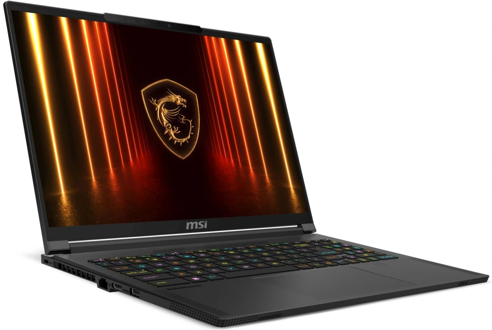 Ноутбук MSI Stealth 16 AI A2HWGG-085XRU Core Ultra 7 255H 32Gb SSD1Tb NVIDIA GeForce RTX 5070 8Gb 16" OLED QHD+ (2560x1600) FreeDOS black WiFi BT Cam (9S7-15F535-085)  