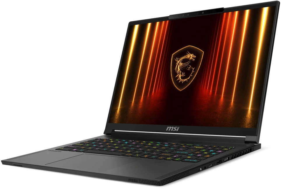 Ноутбук MSI Stealth 16 AI A2HWGG-085XRU Core Ultra 7 255H 32Gb SSD1Tb NVIDIA GeForce RTX 5070 8Gb 16" OLED QHD+ (2560x1600) FreeDOS black WiFi BT Cam (9S7-15F535-085)  