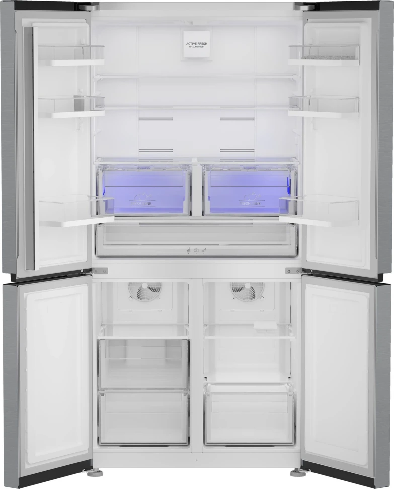 Холодильник Hotpoint HFP4 625I X 3-хкамерн. нержавеющая сталь/серебристый инвертер