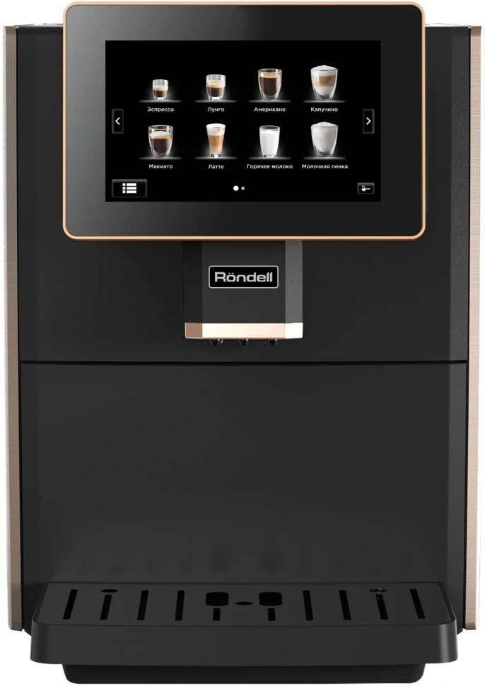 Кофемашина Rondell RDE-1111 1350Вт черный/медный